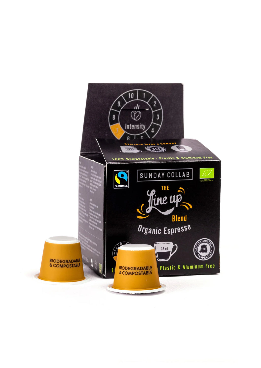 LINE UP BLEND ORGANIC COMPOSTABLE CAPSULES (10pk)
